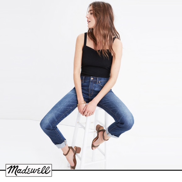 Madewell Denim - Madewell The Slim Boyjean: Raw-Hem Edition